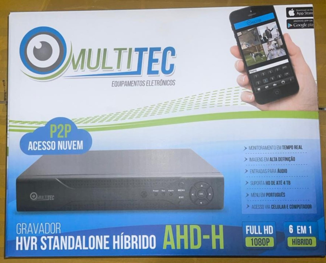 20 UNIDADES DE GRAVADORES DE CÂMERA MULTITEC COM 20 HD - NOVO