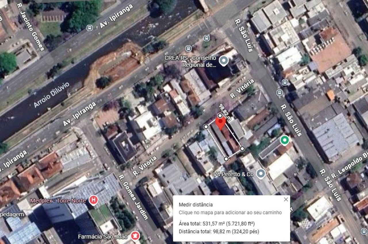 UM TERRENO DE 508,20M² NO BAIRRO SANTANA NA CIDADE DE PORTO ALEGRE/RS