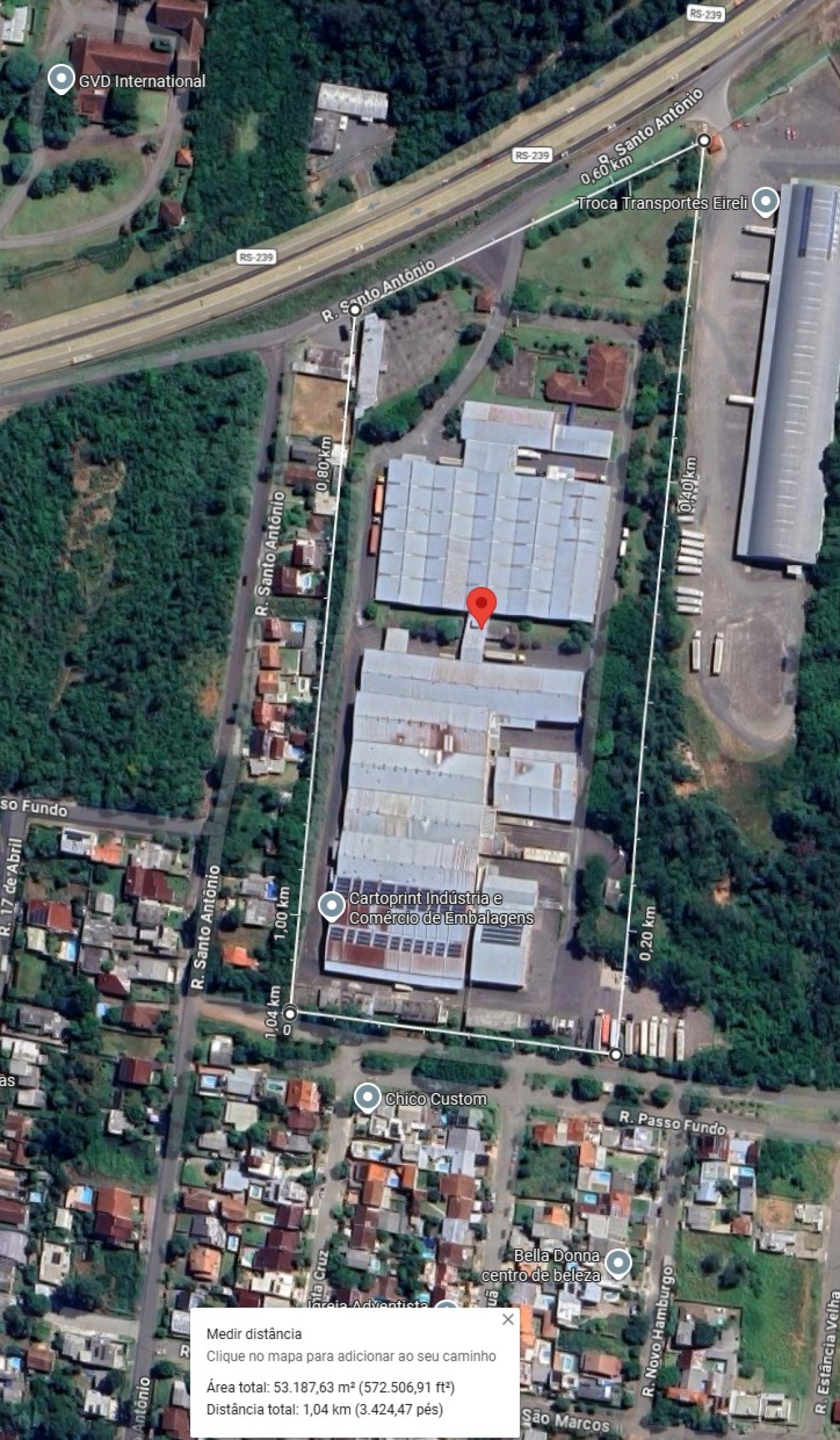 COMPLEXO INDUSTRIAL DE 52 MIL M² NA RS-239 EM CAMPO BOM/RS